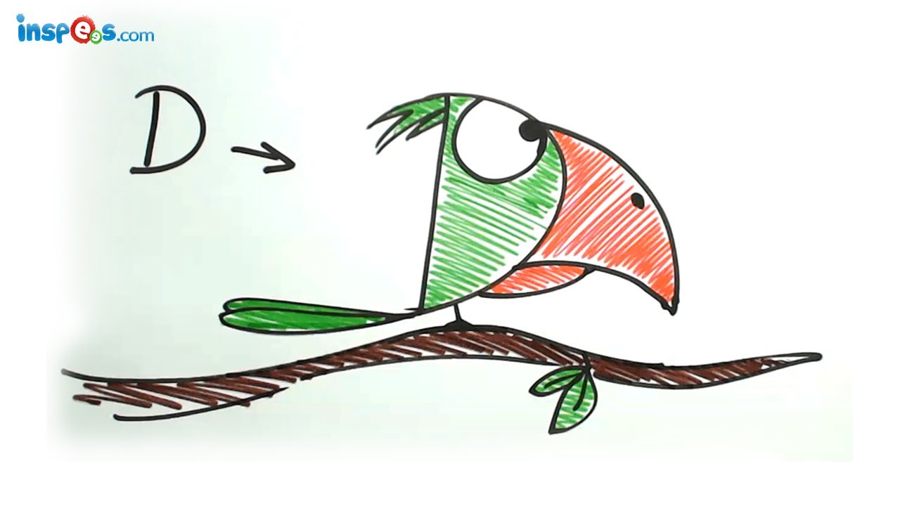 1280x720 Make Parrot From Alphabet D