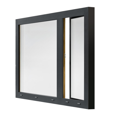 450x450 Wood Aluminium Windows