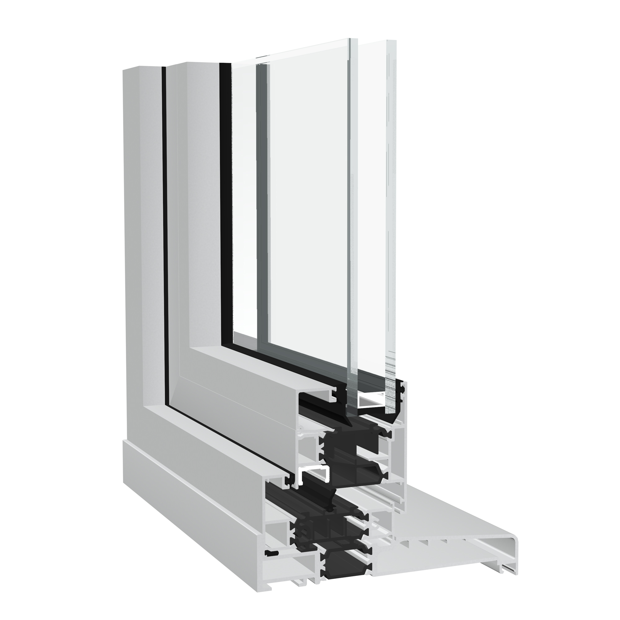 2000x2000 Aluminium Windows