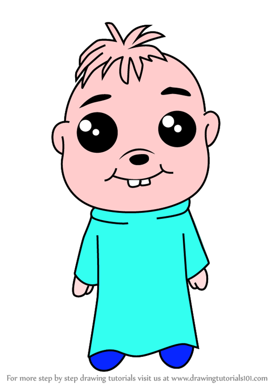 567x800 Learn How To Draw Kawaii Theodore From Alvin And The Chipmunks