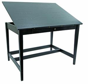 300x287 Black Ash Drawing Table Modern School Supplies