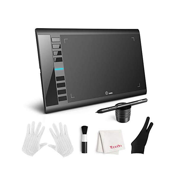 600x600 ugee graphics tablet, x inch large drawing tablet