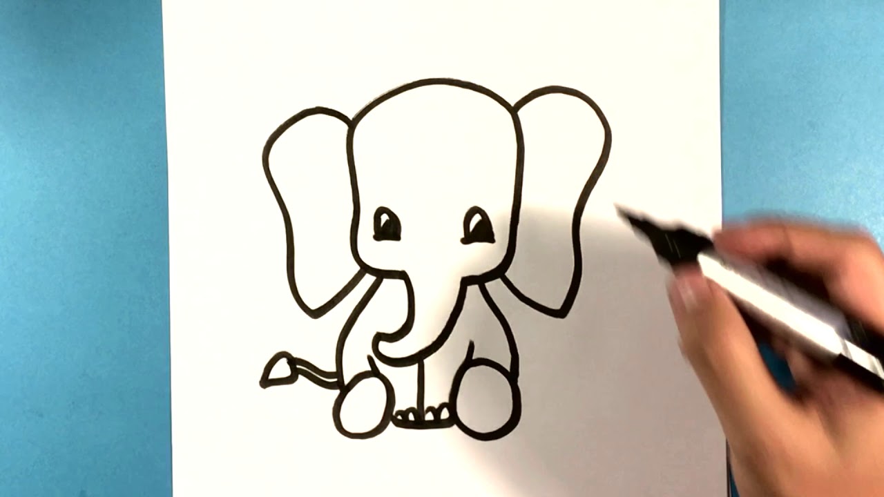 1280x720 How To Draw Elephant Drawings Ute Drawing For Beginners Artist