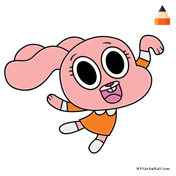 600x600 How To Draw Anais The Amazing World Of Gumball