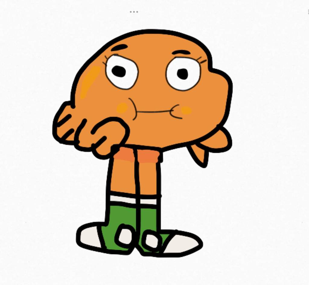 1024x945 Quick Darwin Drawing The Amazing World Of Gumball Amino