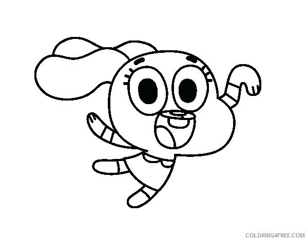 600x470 the amazing world of gumball coloring pages pioneering gumball