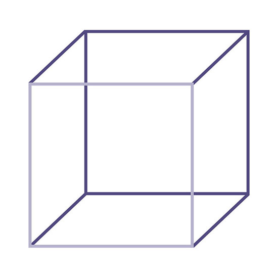 550x550 Necker Cube