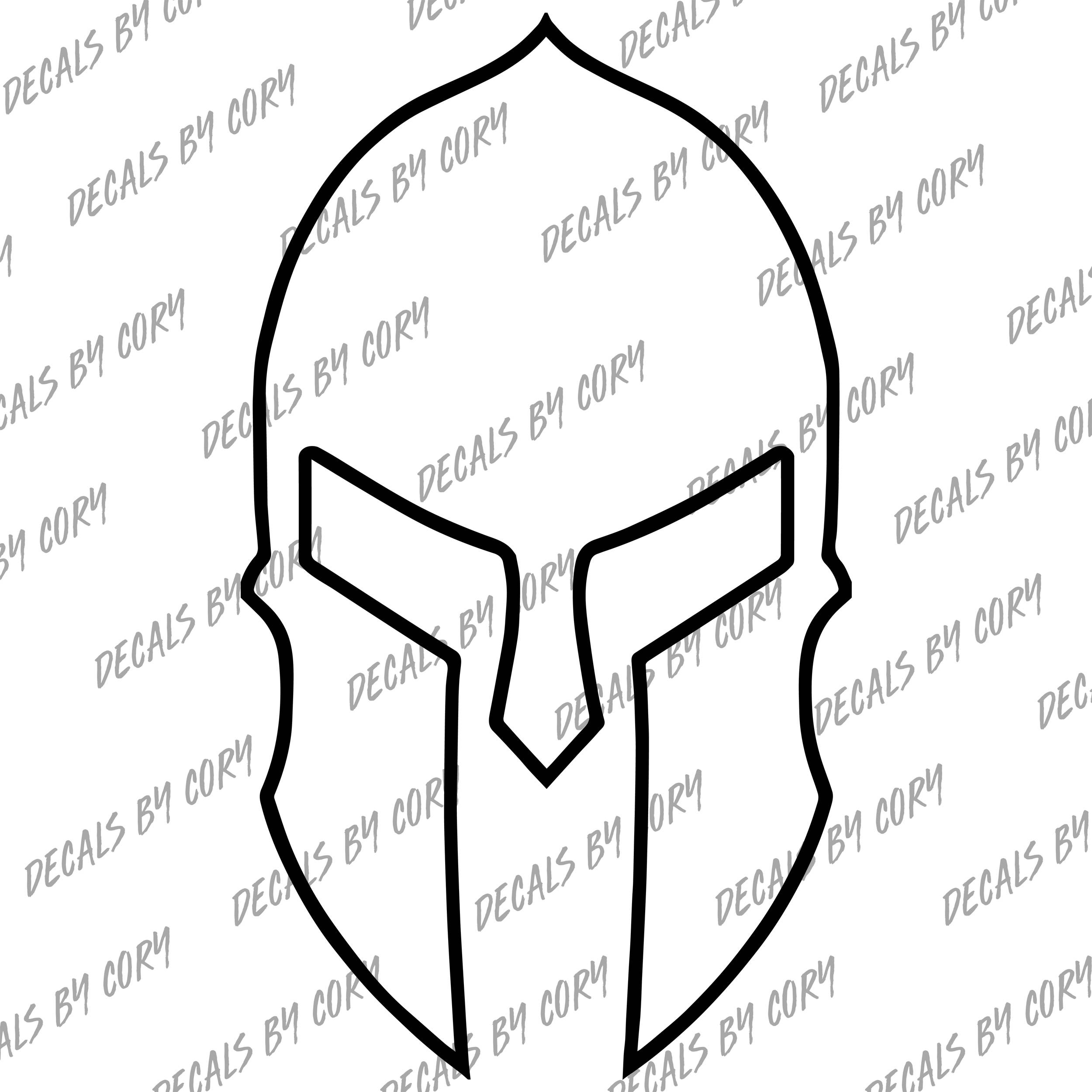 2500x2500 Spartan Helmet Car Decal Outline Second Amendment Molon Labe Etsy