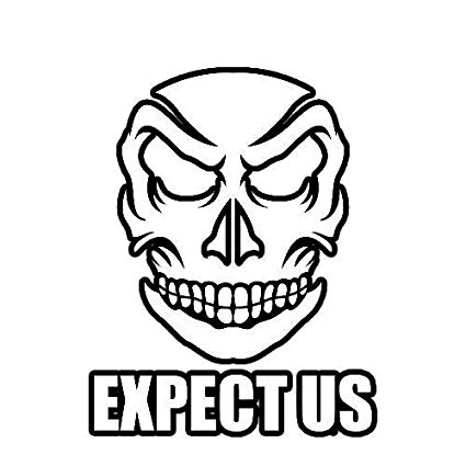 425x425 Ion Graphics Expect Us Sticker Die Cut Decal