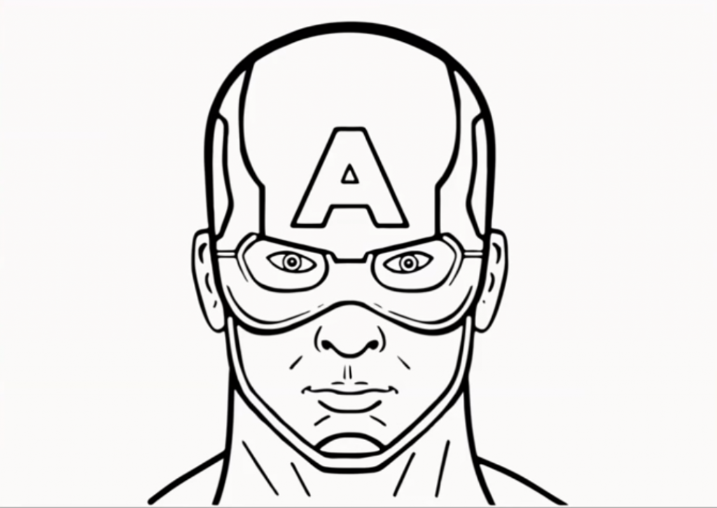 1024x725 How To Draw Captain America