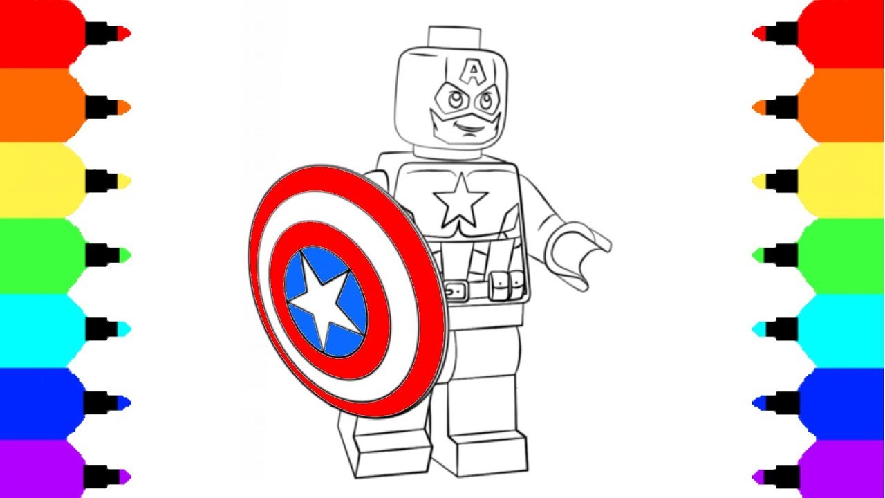 1280x720 How To Draw Lego Captain America