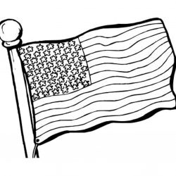 American Flag Drawing | Free download on ClipArtMag