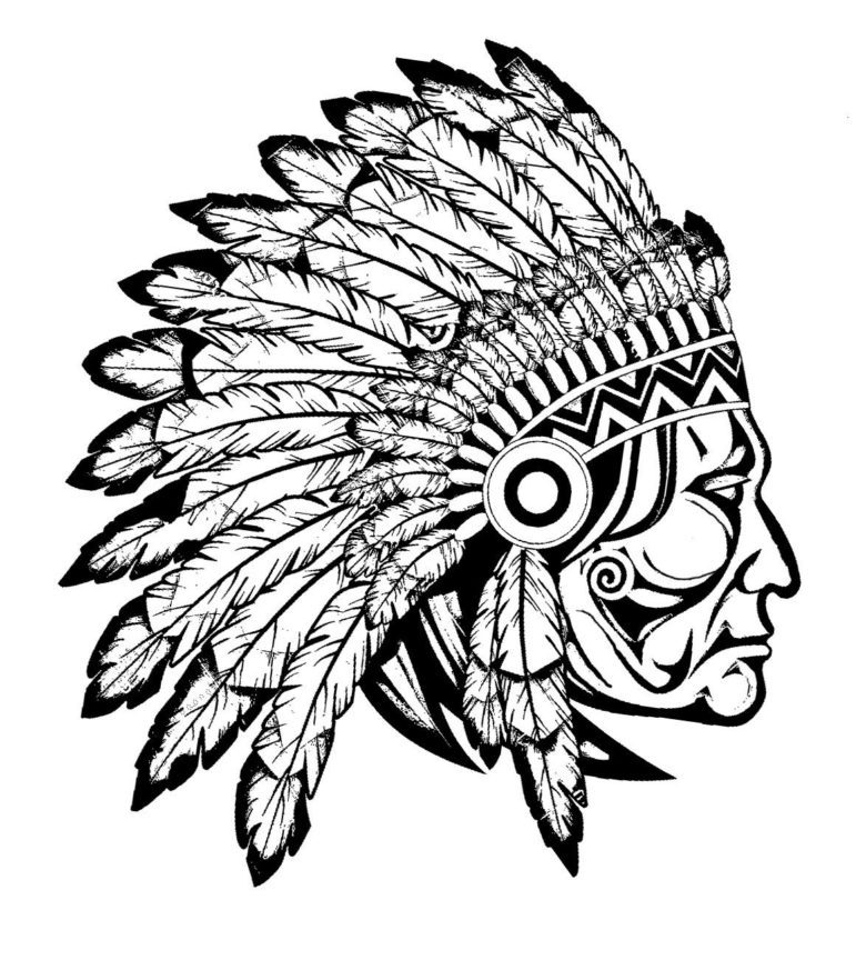 780x864 Cherokee Indian Coloring Pages Print Adult Native American Woman