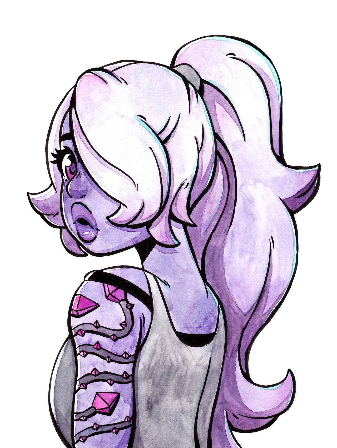 1280x1702 dolfien this time it's amethyst! i'm not really sure