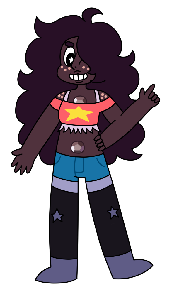 587x995 i tried drawing a steven + connie + amethyst fusion stevenuniverse