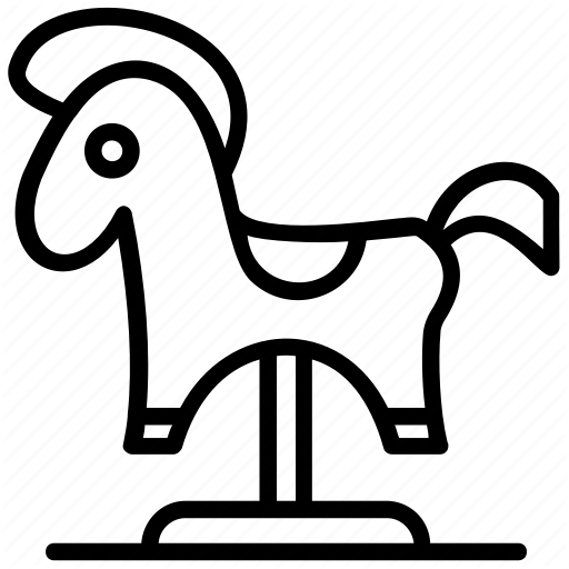 512x512 Amusement Park, Carousel, Horse Swing, Sunshade Horse, Toddler