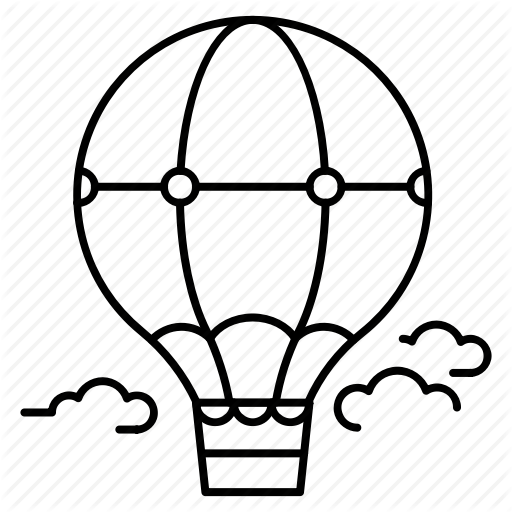 512x512 Air Balloon, Amusement Park, Entertainment Icon