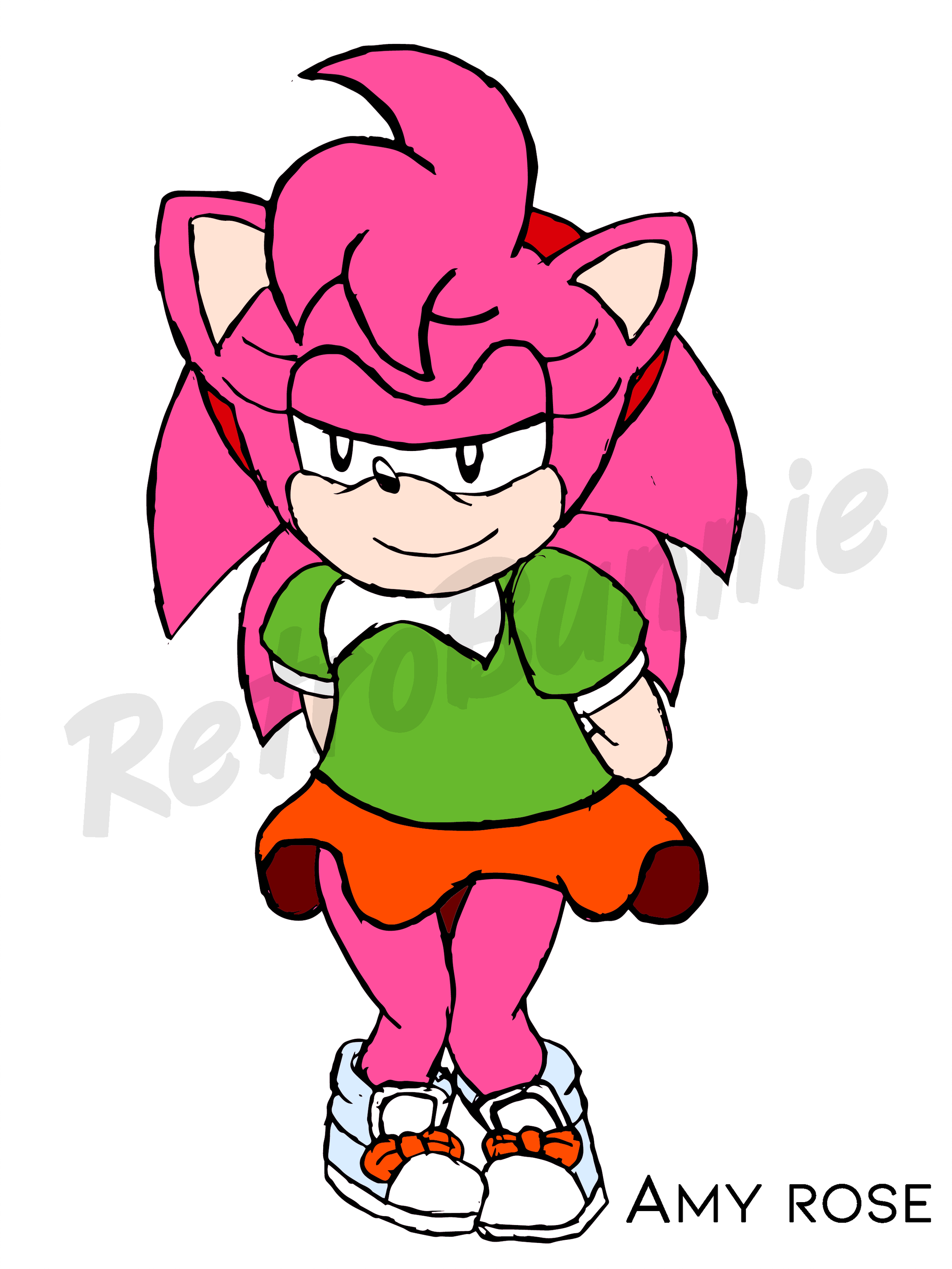 2121x2828 Amy Rose Digital Drawing