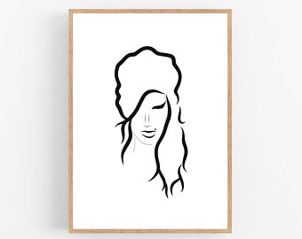 340x270 Winehouse Drawing Etsy