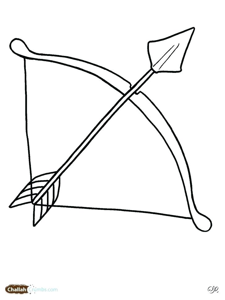 728x971 Bow Drawing Free Download