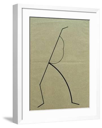 361x450 Analytical Drawing After Photos Of Dancing Giclee Print