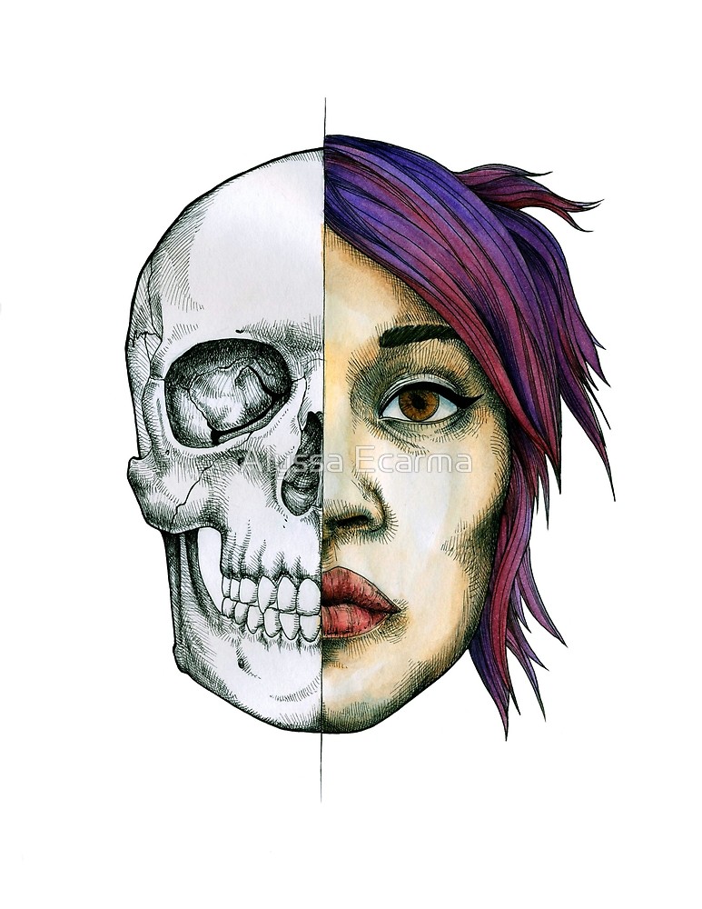 773x1000 Anatomical Skull Studyportrait