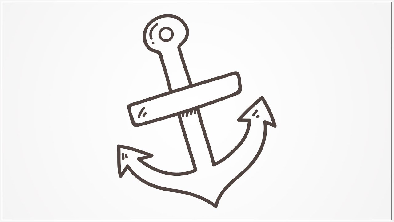 1280x720 How To Draw Anchor Step