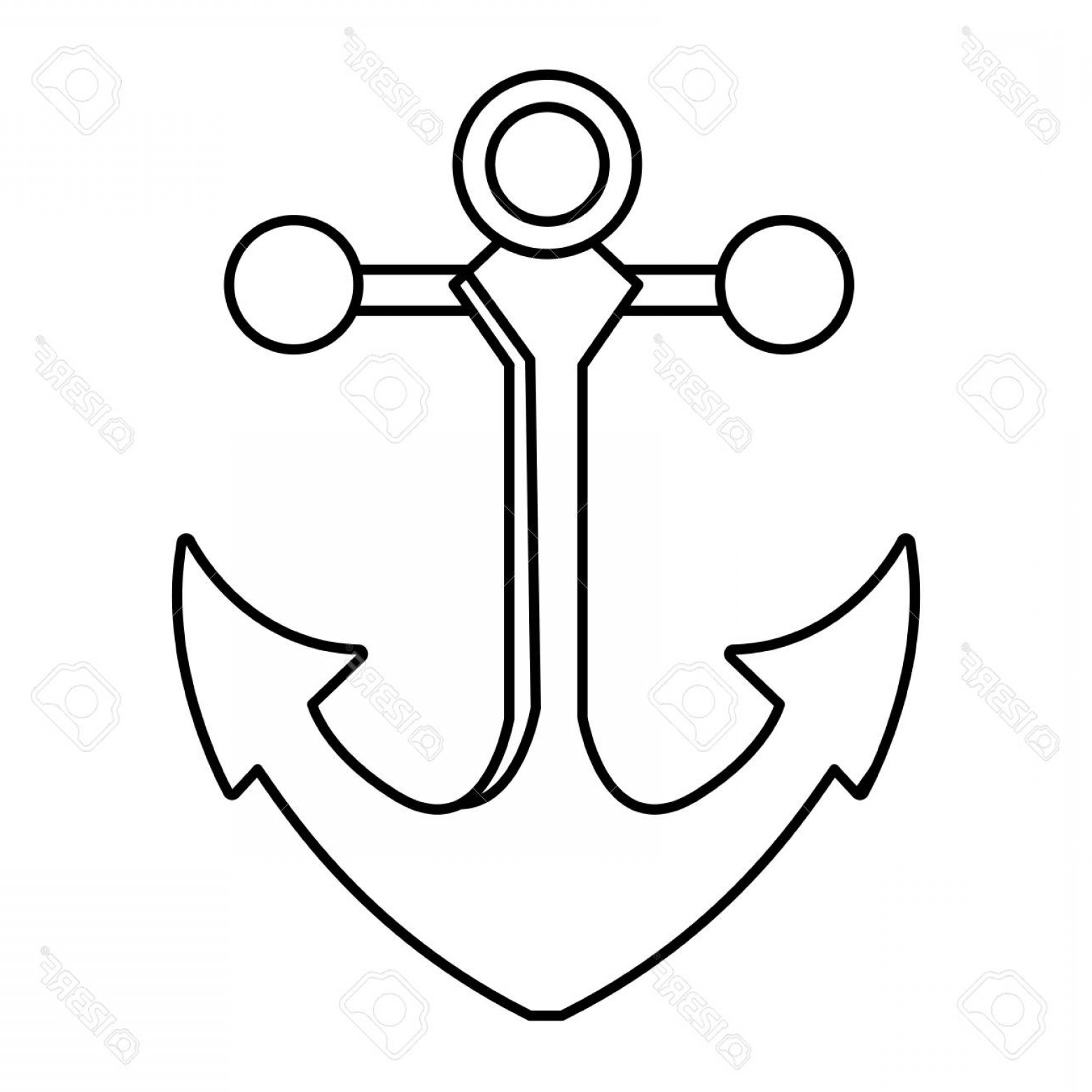 1560x1560 Anchor Outline Vector Lazttweet