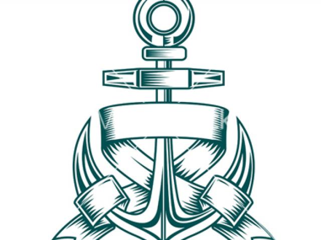640x480 Anchor Tattoos Clipart Line Drawing