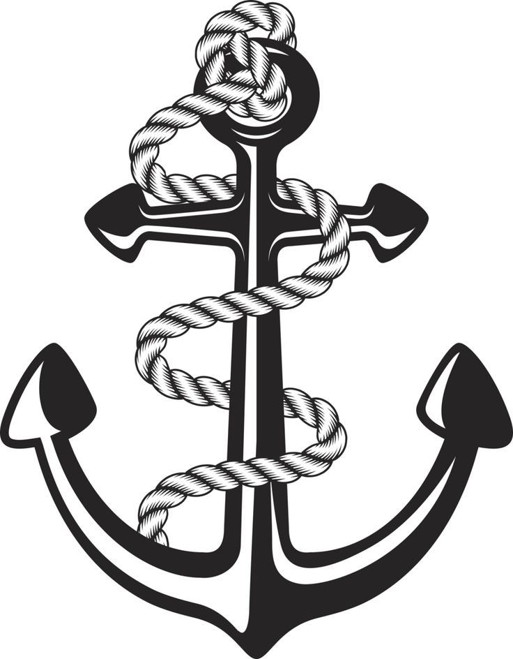 736x944 Black And White Anchor Tattoos Images On Tattoo Ideas Anchor