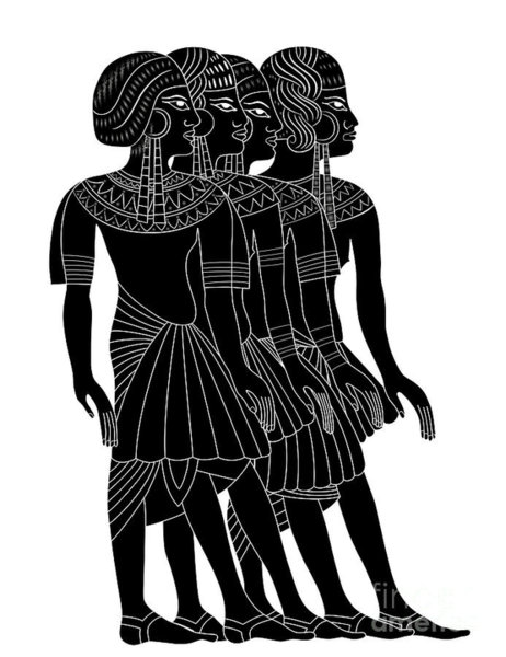 462x600 Ancient Egyptian Drawings Fine Art America