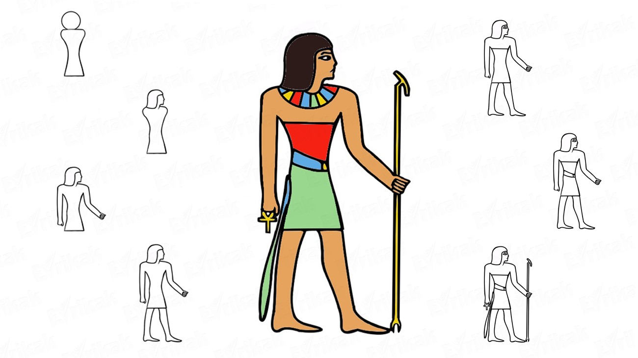 1300x731 How To Draw Egyptian God Atum Step