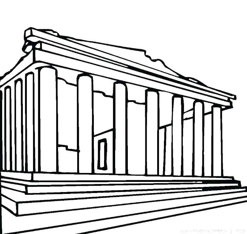 800x759 Greek Coloring Pages