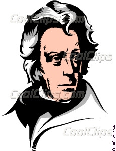 230x300 Andrew Jackson Vector Clip Art