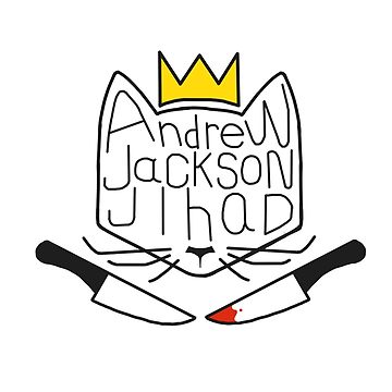 360x360 Andrew Jackson Jihad Knife Cat Photographic Print