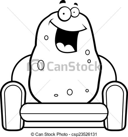 439x470 Collection Of 'cartoon Couch Drawing' Download More Than