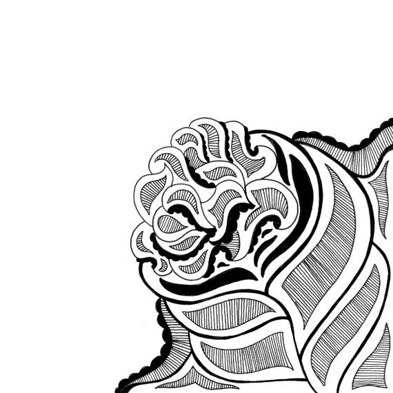 570x570 abstract anemone drawing black ink pen