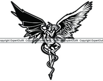 340x270 Angel Vs Devil Etsy