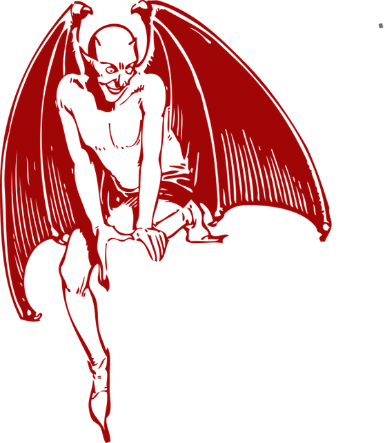 558x642 Collection Of Free Devil Drawing Fallen Angel Download On Ui Ex