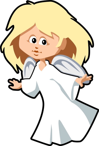 406x600 Little Angel Free Vector In Open Office Drawing