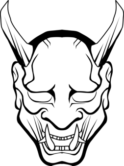253x339 Drawing Japanese Devil Transparent Png Clipart Free Download