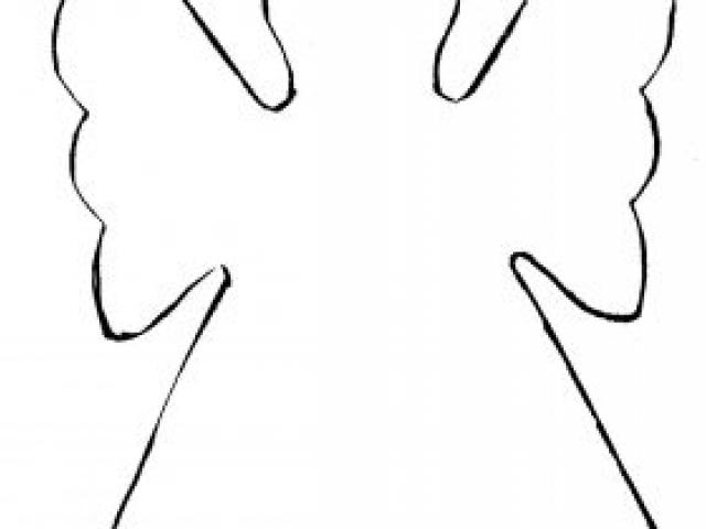 640x480 Angels Clipart Angel Drawing