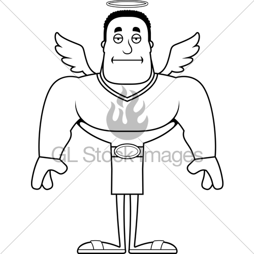 500x500 Cartoon Bored Angel Gl Stock Images