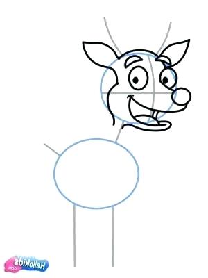300x400 Draw Reindeer How To Draw Reindeer Draw Reindeer Cartoon Zupa