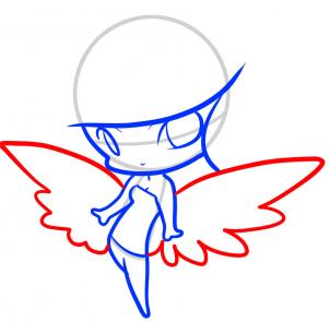 302x295 How To Draw How To Draw An Angel For Kids