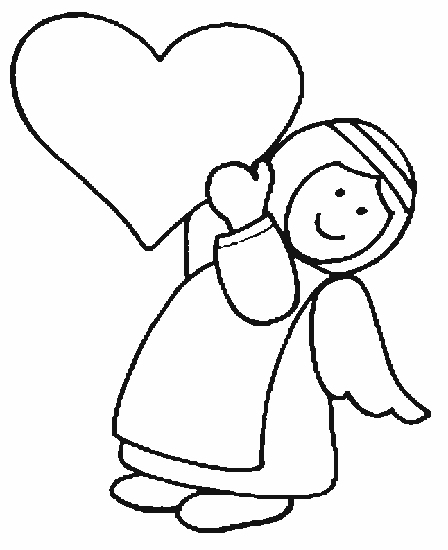 646x794 Coloring Pages Christian Angel Coloring