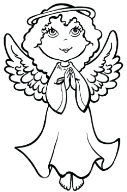 250x379 Angels Clipart Colouring, Picture