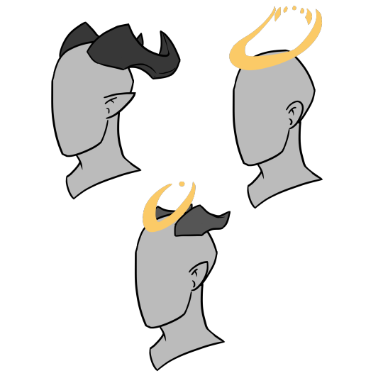 540x540 demonic drawing angel transparent png clipart free download