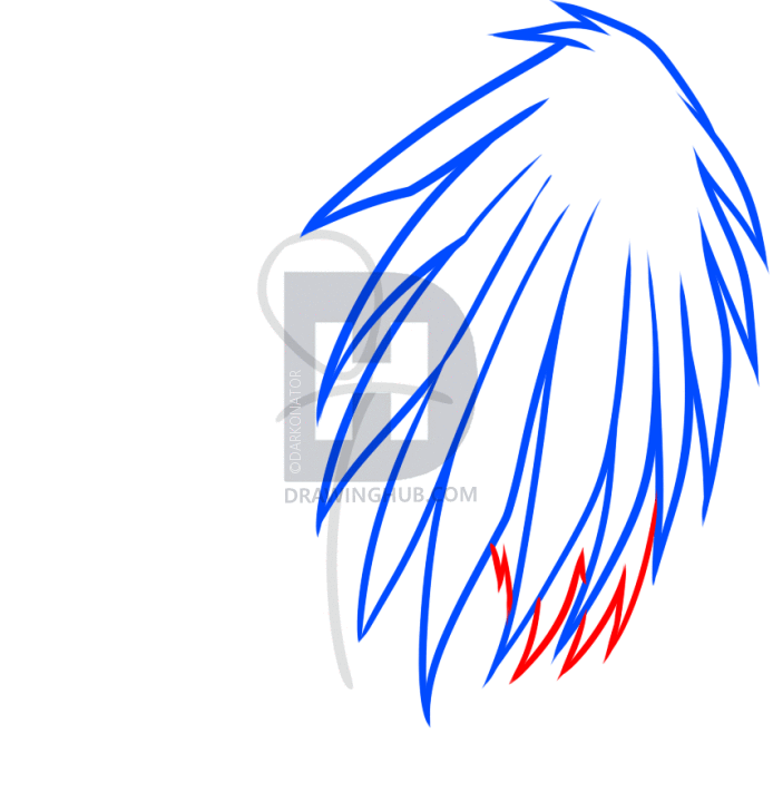 694x720 How To Draw A Male Angel, Step