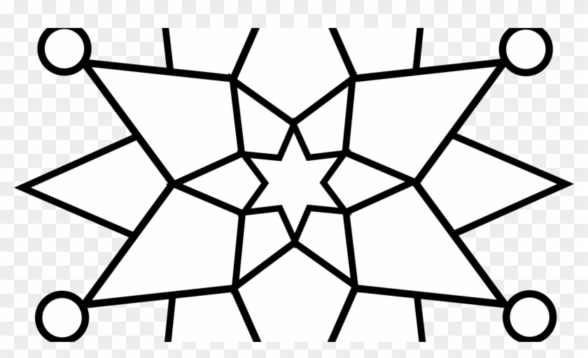 840x512 Christmas Mandala With Angels Coloring